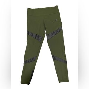 Addidas Olive Green Cropped Legging